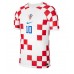 Günstige Kroatien Luka Modric #10 Heim Fussballtrikot WM 2022 Kurzarm